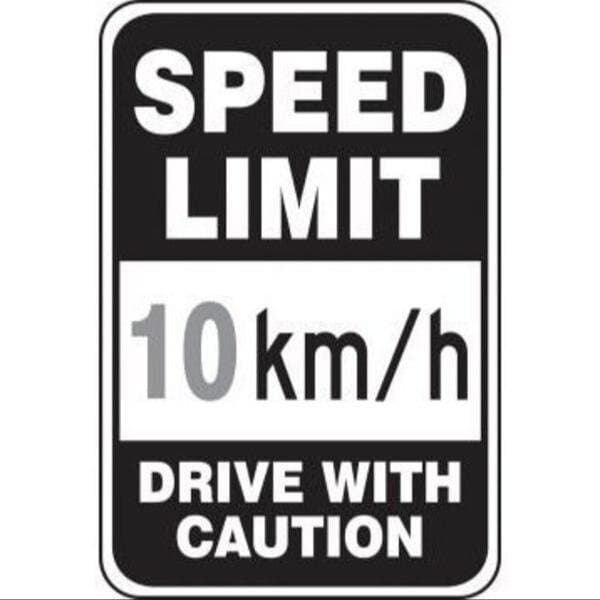 Accuform SPEED LIMIT SIGN SPEED LIMIT KMH FRR43916RA FRR43916RA - main